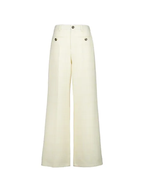 Gucci button-fastening trousers