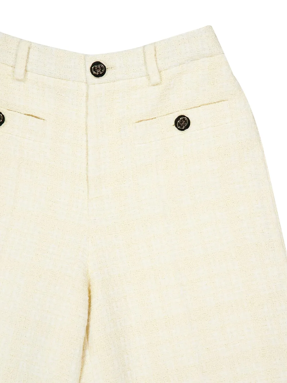 Gucci Broek met knoopsluiting Beige