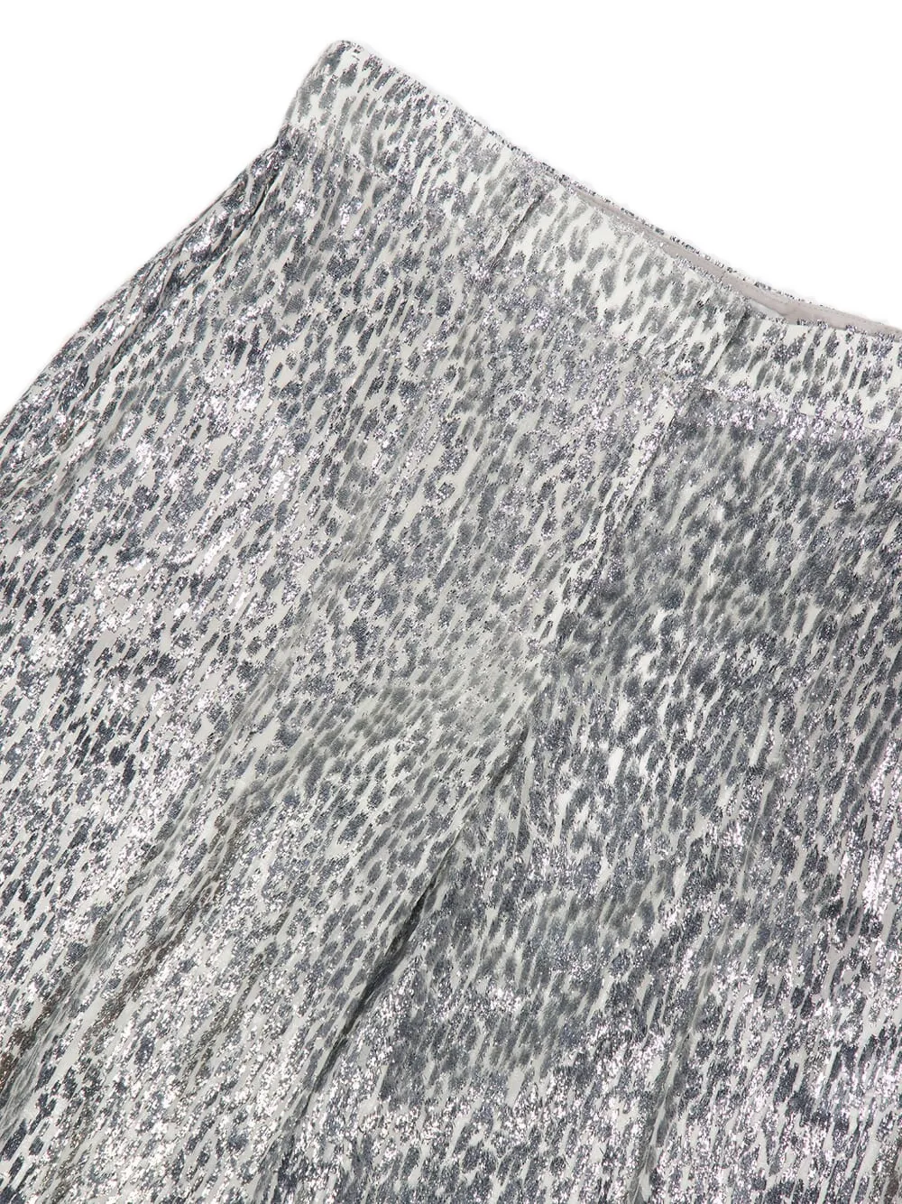  Stella Mccartney Fil-coupé Trousers - Silver 
