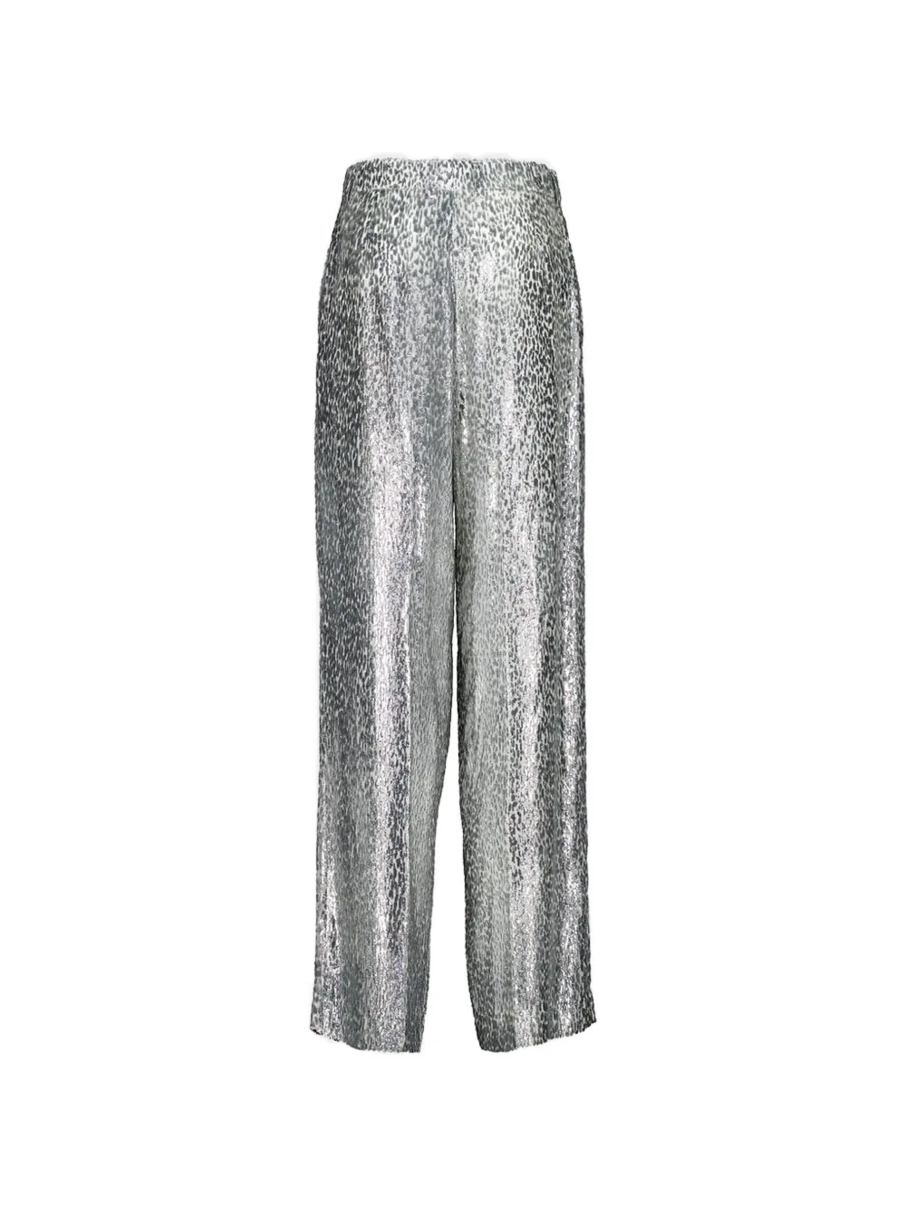  Stella Mccartney Fil-coupé Trousers - Silver 