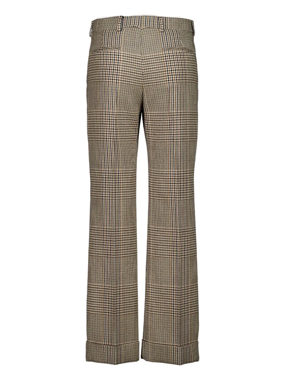Valentino Garavani checked straight trousers - Groen