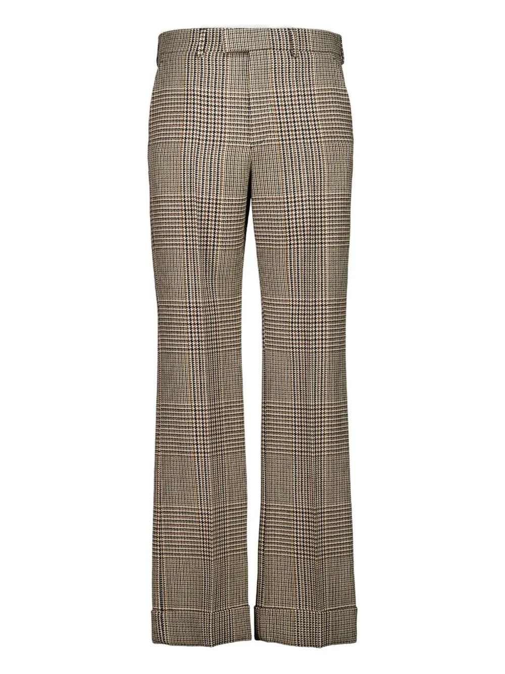 Valentino Garavani checked straight trousers - Grün