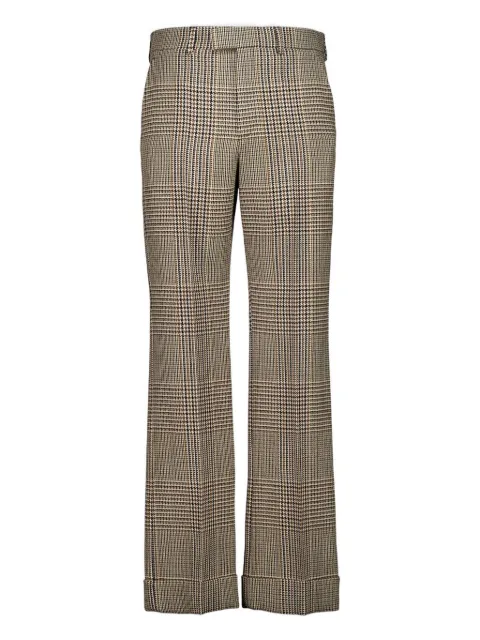 Valentino Garavani checked straight trousers