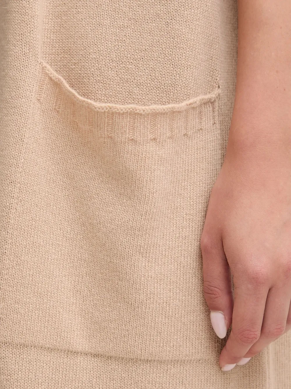 Benetton Open-front Cardi-coat In Neutral