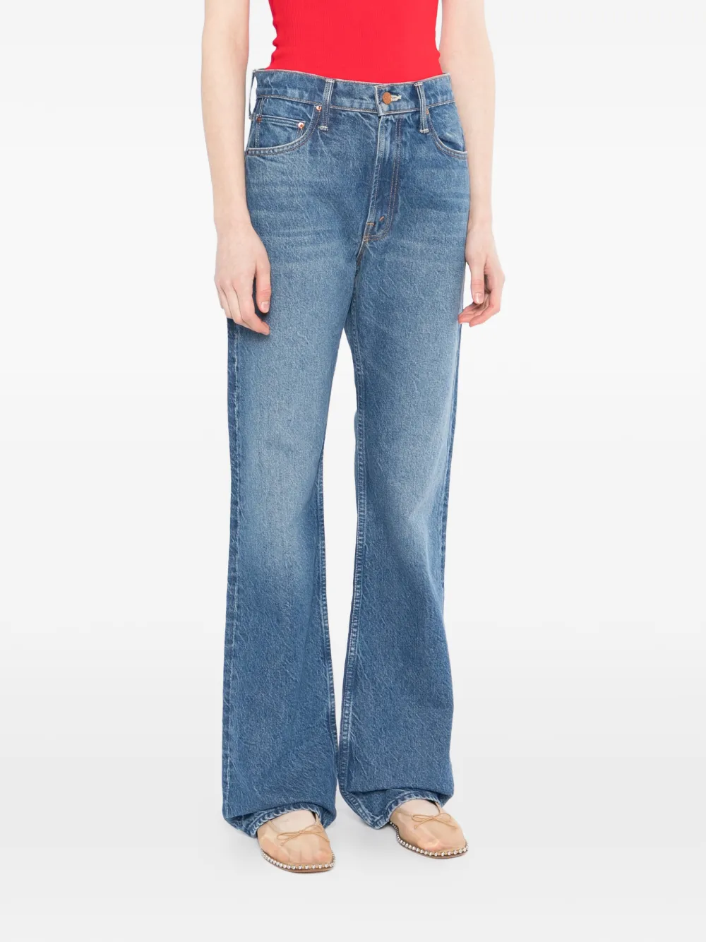 MOTHER The Mixer Hell jeans Blauw