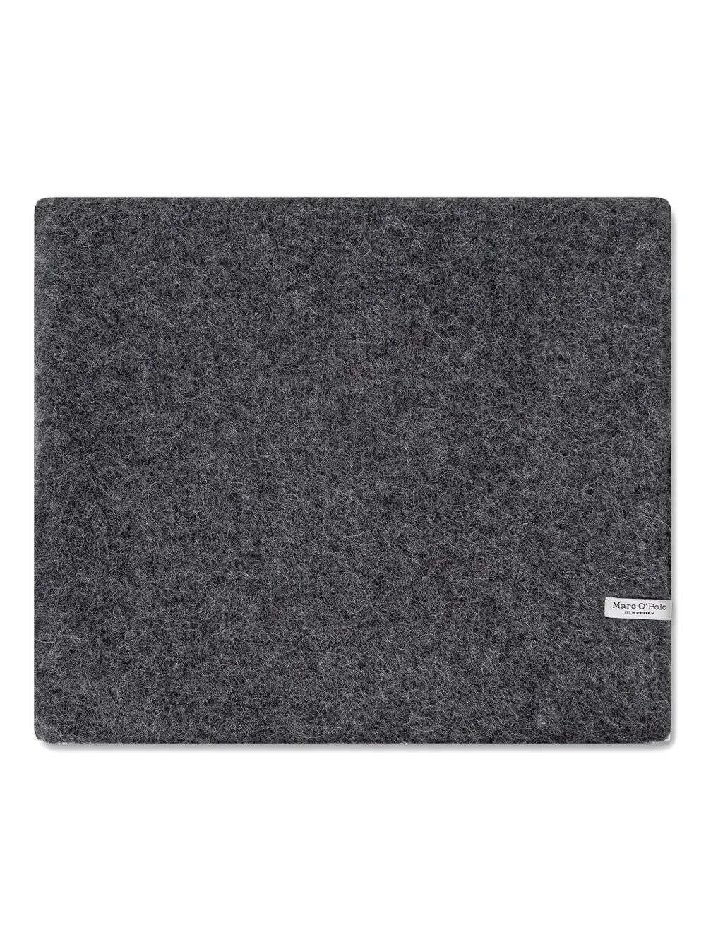 Marc O'Polo Sjaal met logopatch Grijs