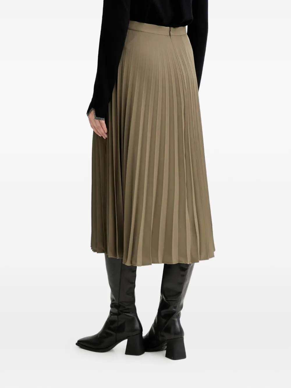  Marc O'polo Pleated Midi Skirt - Green 
