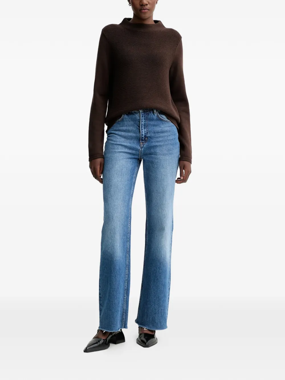 Marc O'polo Long-sleeve Sweater In Brown