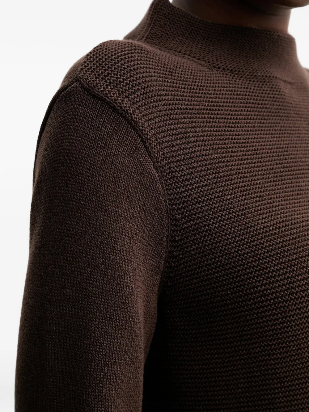 Marc O'polo Long-sleeve Sweater In Brown