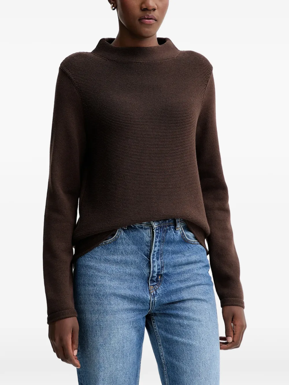 Marc O'polo Long-sleeve Sweater In Brown