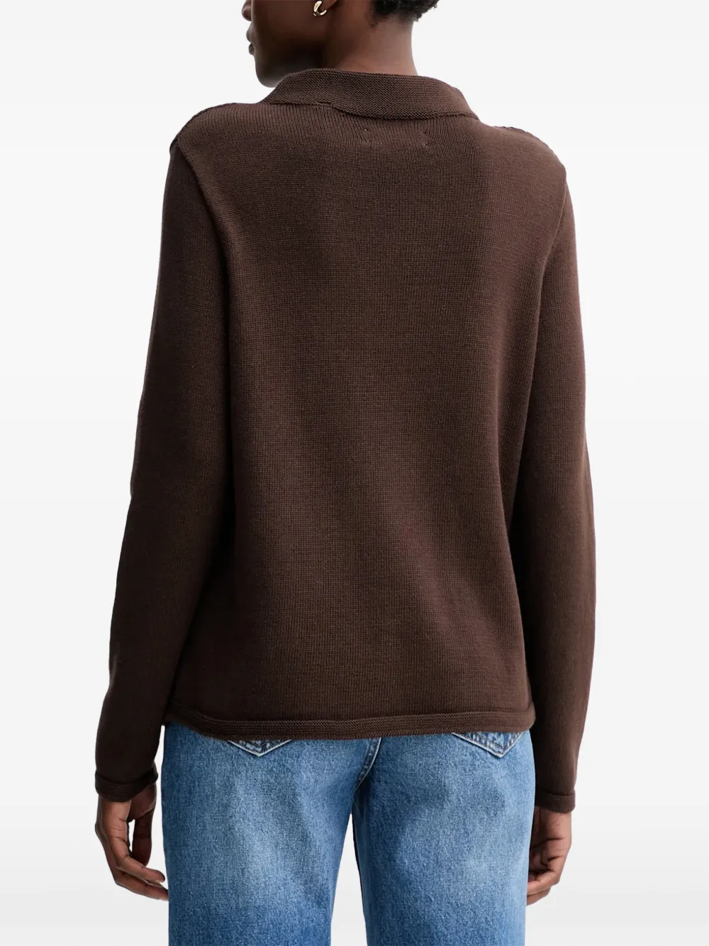 Marc O'polo Long-sleeve Sweater In Brown
