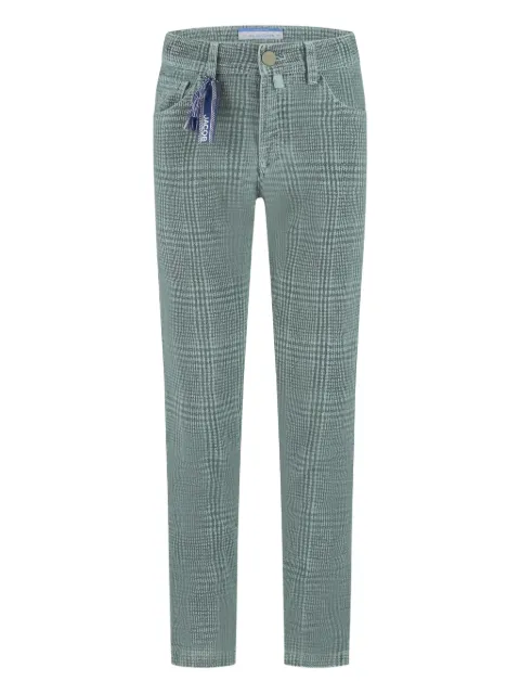 Jacob Cohën plaid-check trousers