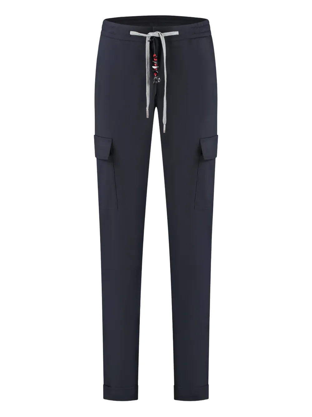 Marco Pescarolo Drawstring Cargo Trousers In Blue