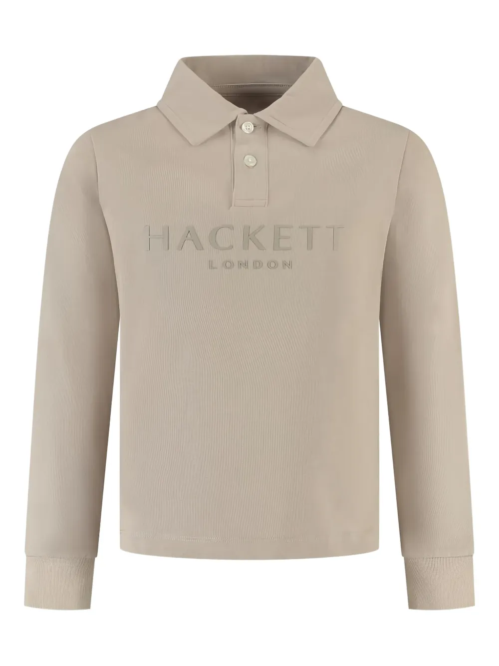 Hackett Raised-logo Polo Shirt In Neutral