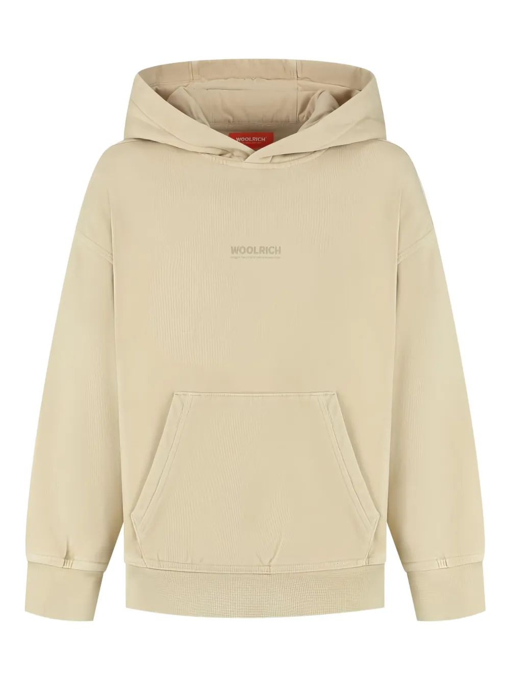 Woolrich Kids graphic-print hoodie | Neutrals | Image 1