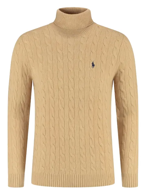 Polo Ralph Lauren cable-knit turtleneck sweater