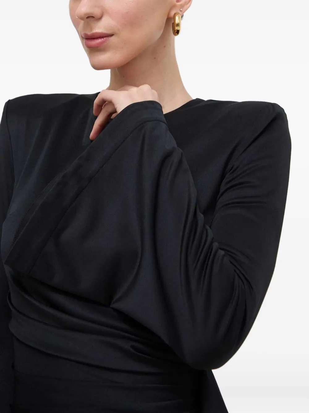 Silvian Heach Mini-jurk met ruches Zwart