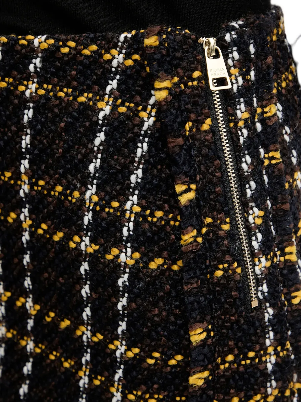 Silvian Heach Geruite mini-rok Zwart