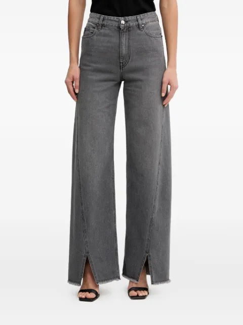 SIMONA CORSELLINI frayed split jeans