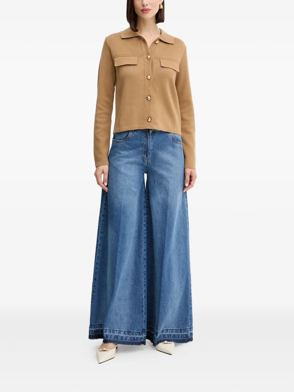 Silvian Heach frayed jeans - Blauw