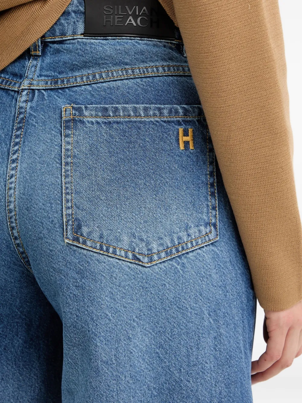 Silvian Heach Jeans met franje Blauw