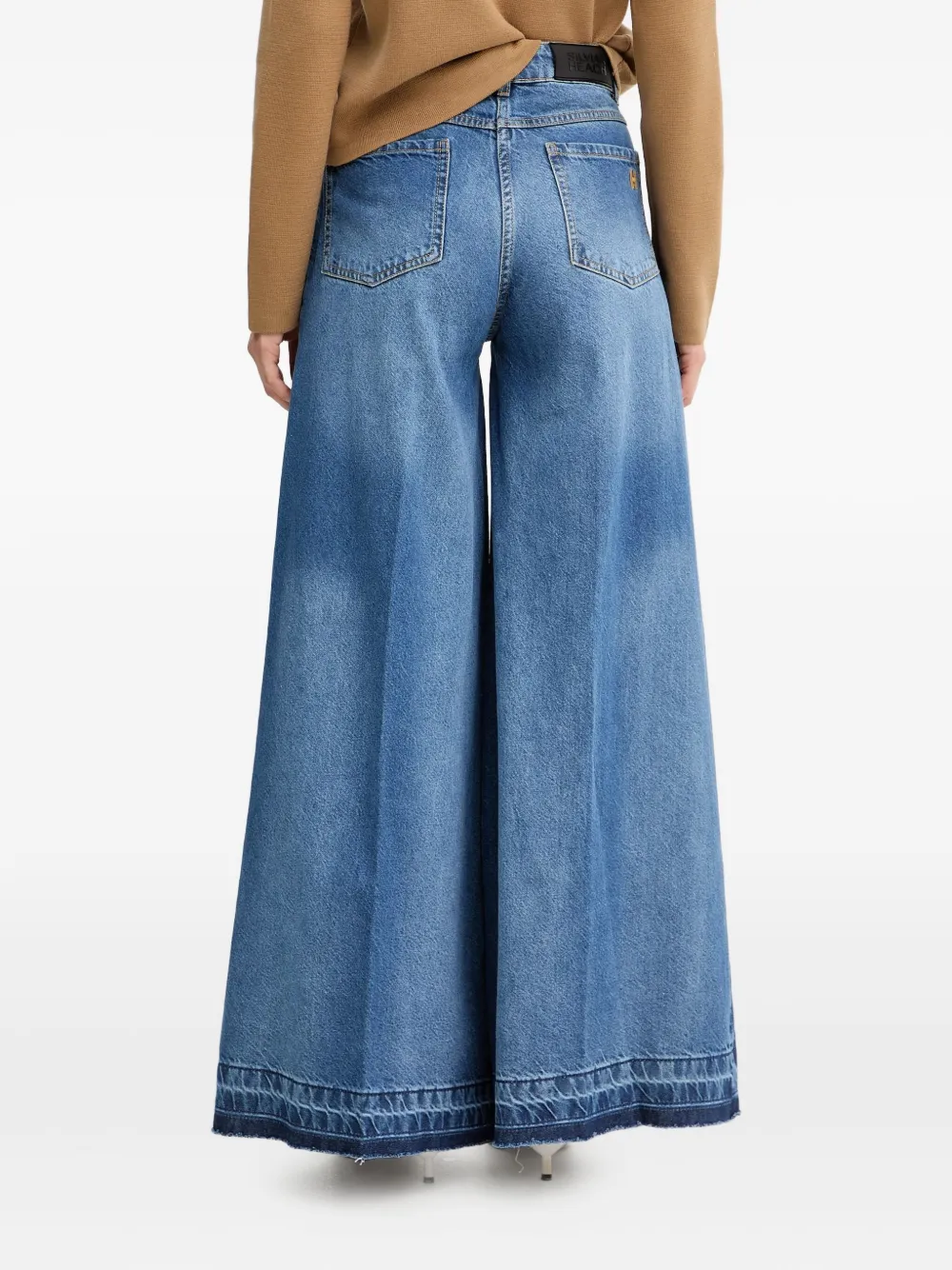 Silvian Heach Jeans met franje Blauw