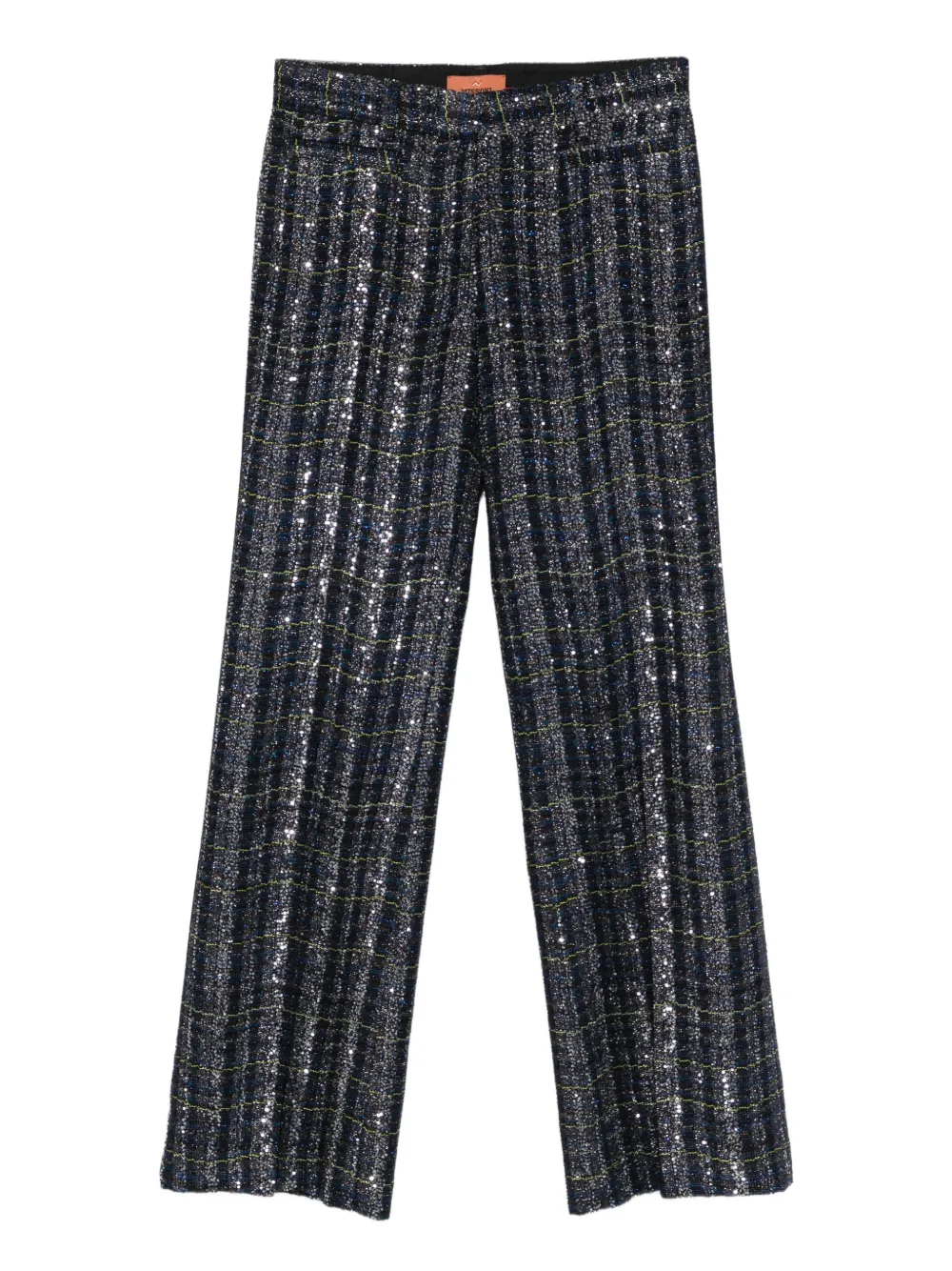 Missoni Sequin Trousers In Blue