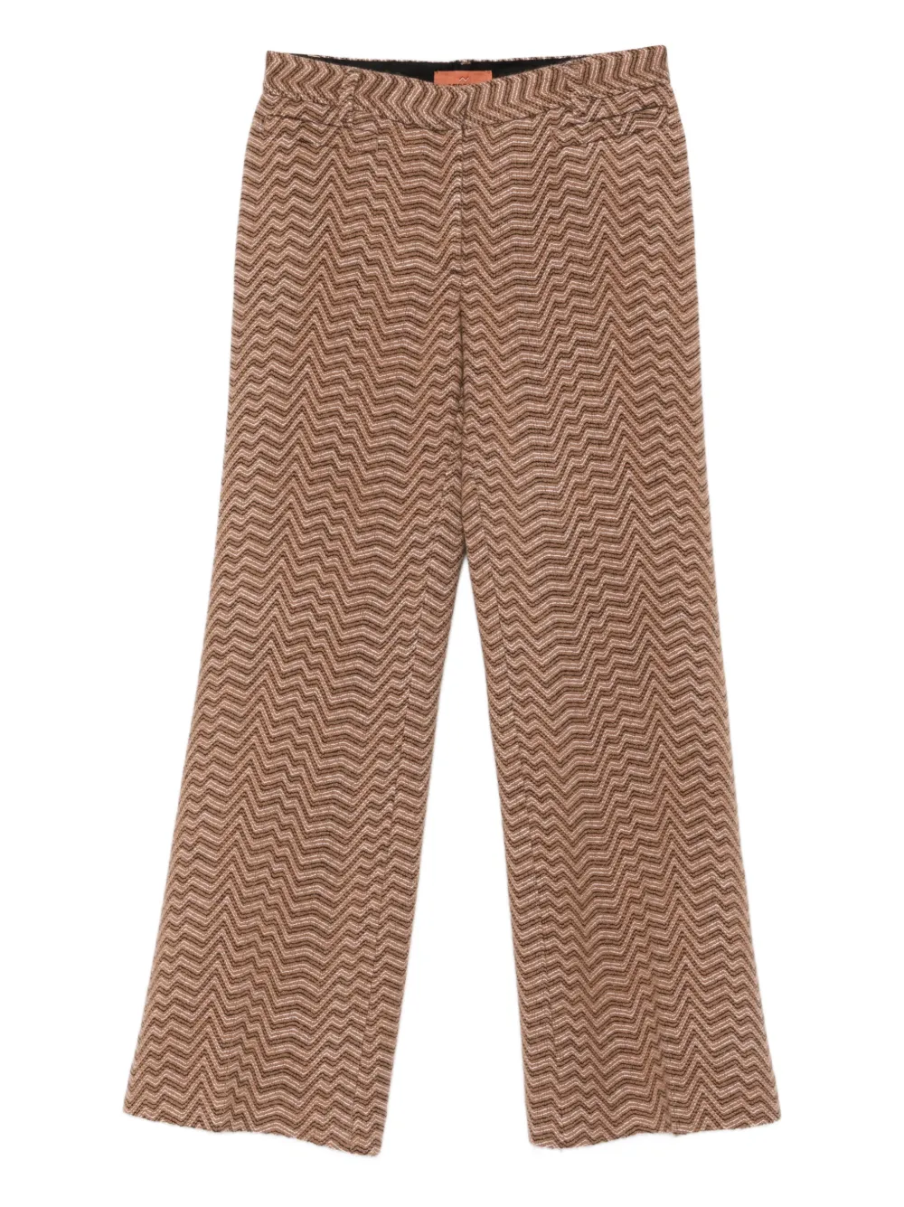 Missoni zigzag trousers - Marrone
