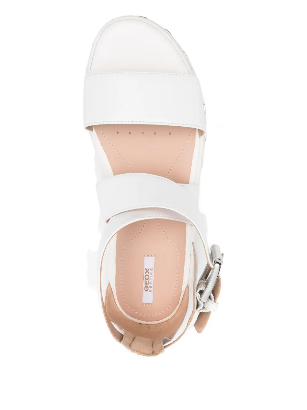 Geox 40mm Leelu Buckled Sandals In White