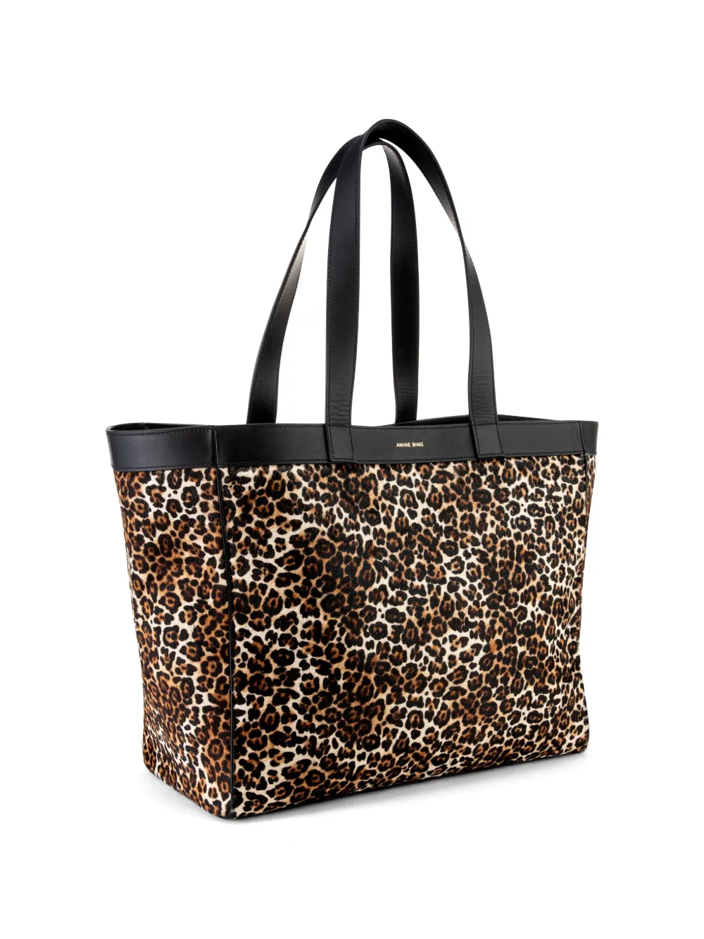 Anine Bing Medium Rio Leopard-pattern Tote Bag In Neutral