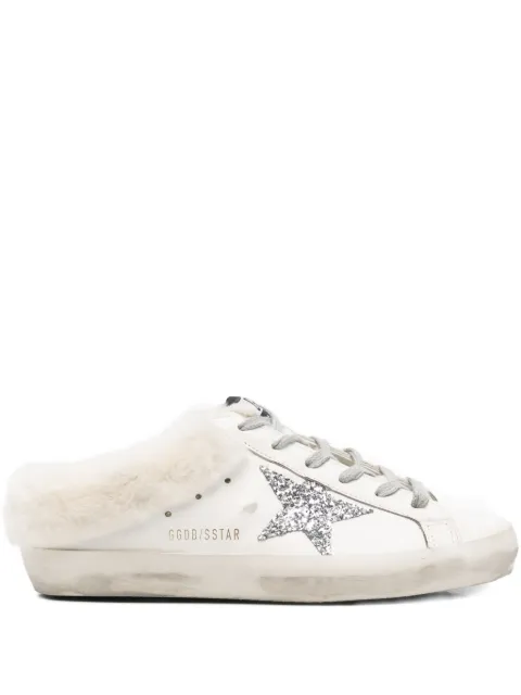 Golden Goose star-motif shearling sneakers