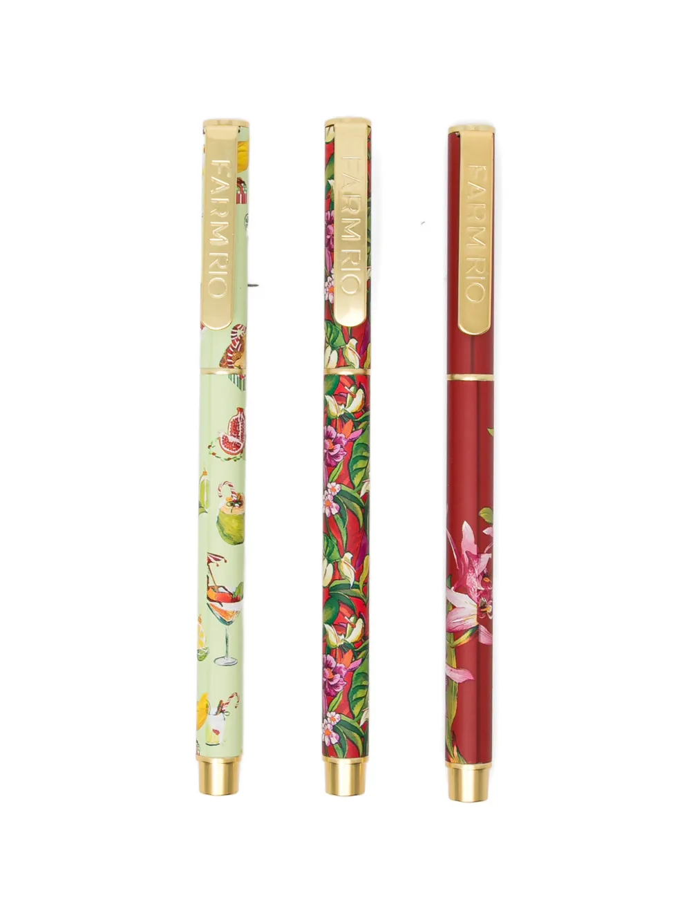FARM Rio Tropical Garden pens (set of three) - Rosso
