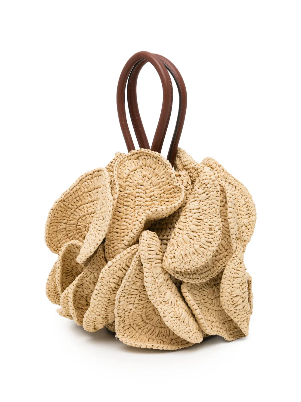 Farm Rio Raffia Tote Bag - Neutrals 