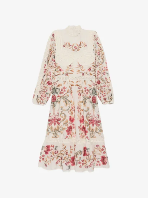 FARM Rio vestido midi Royal Garden