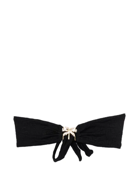 FARM Rio graphic-embroidered bikini top