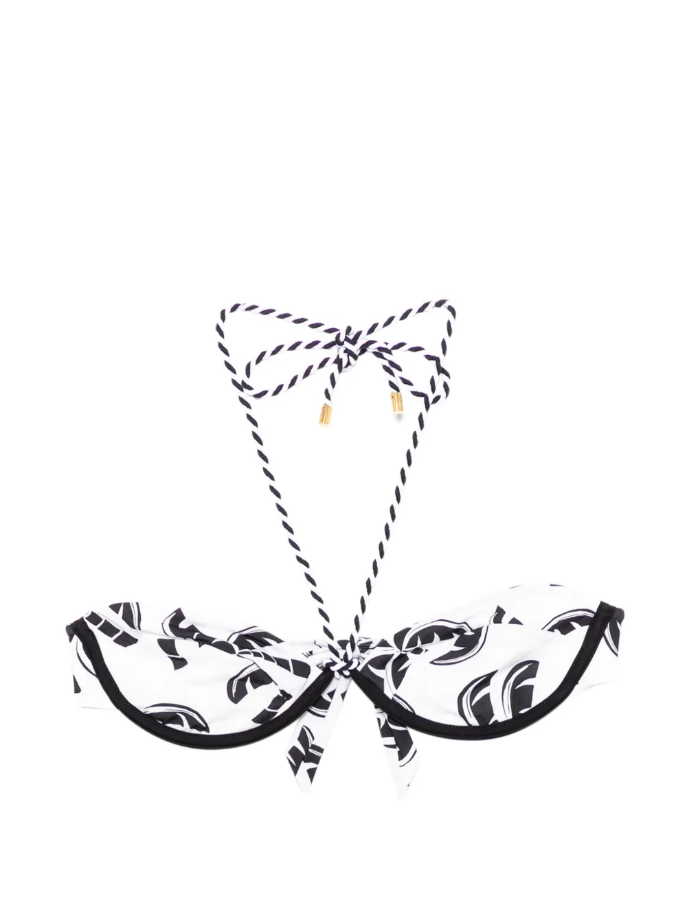 FARM Rio Top bikini con stampa - Bianco