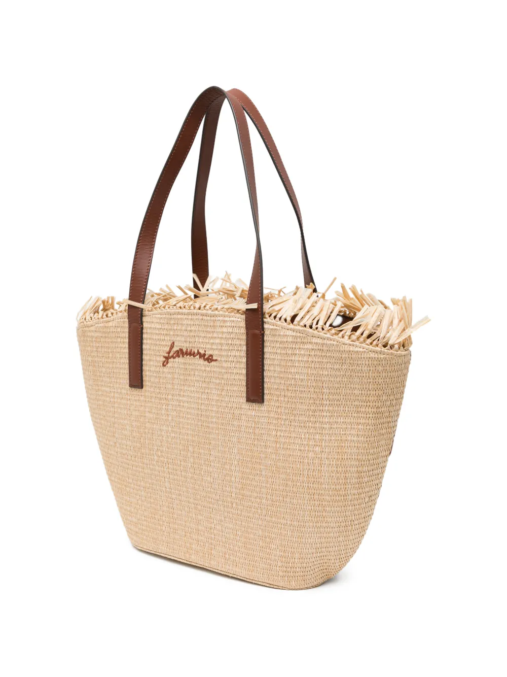  Farm Rio Sun-embroidered Tote Bag - Neutrals 
