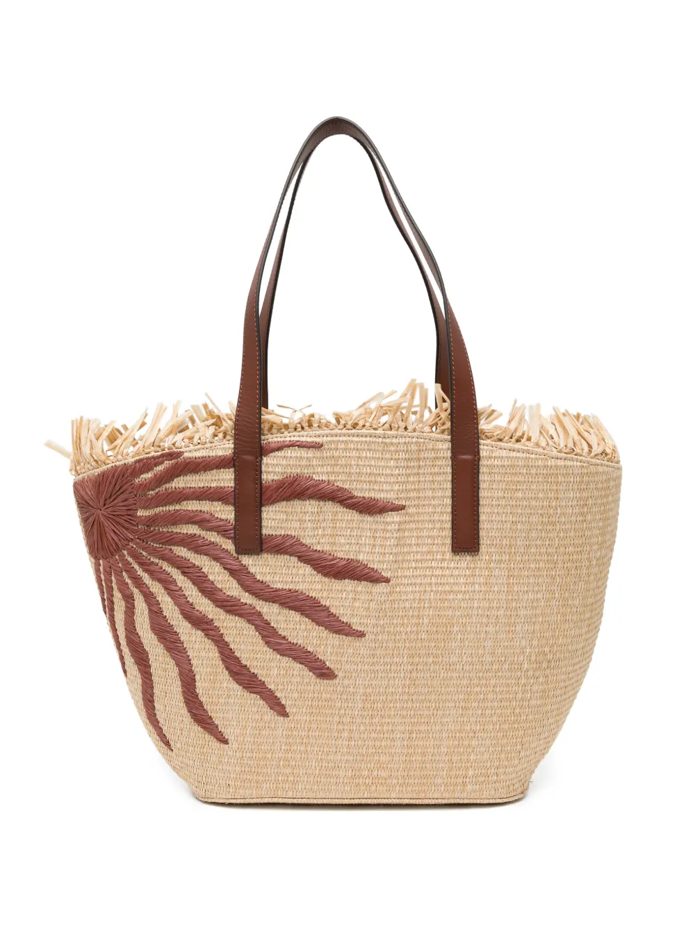 FARM Rio sun-embroidered tote bag - Toni neutri