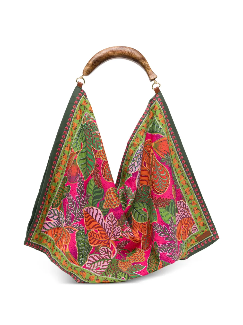 FARM Rio Scarf tote bag - Verde