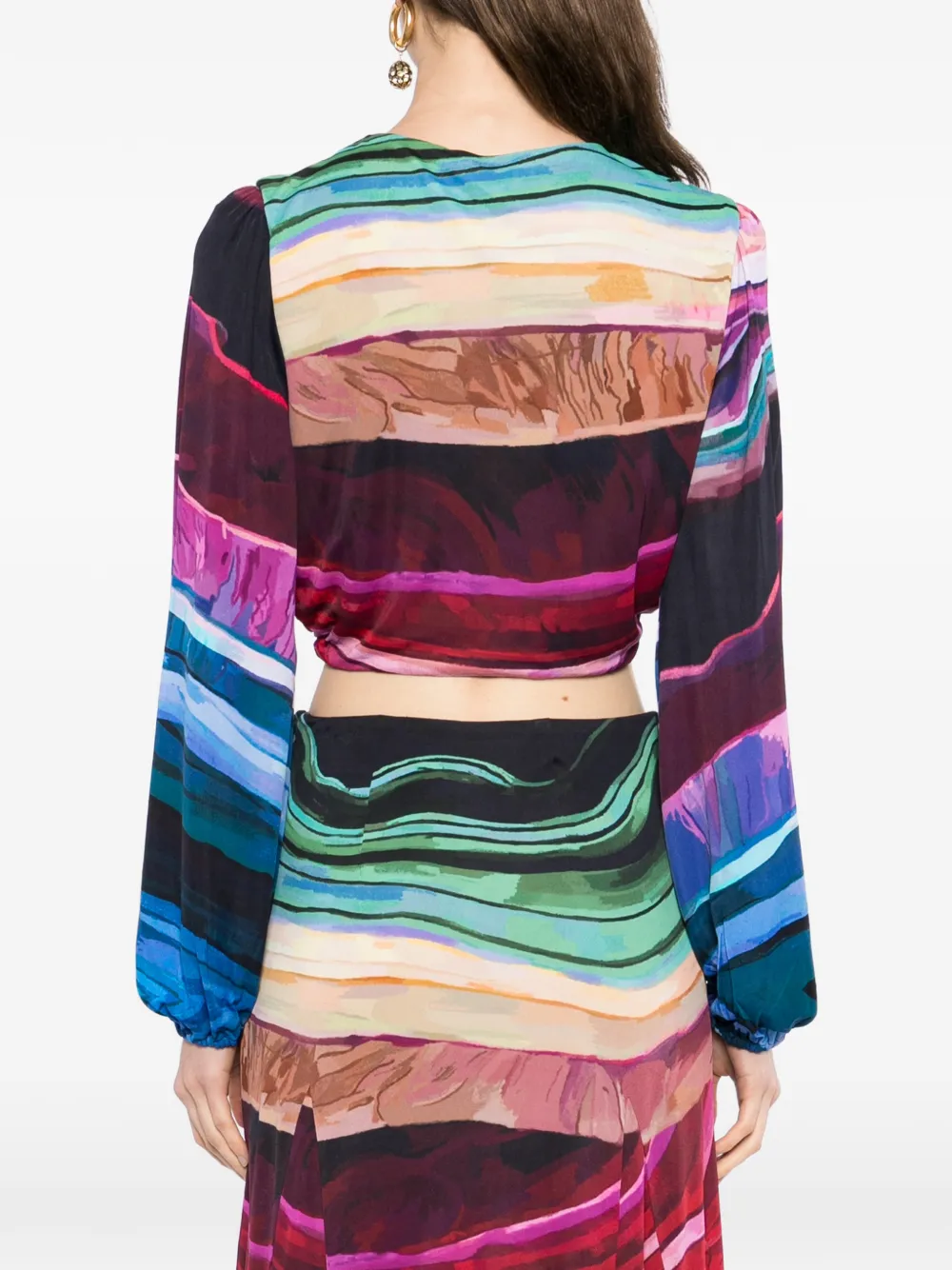 FARM Rio Shirt met ruches Rood