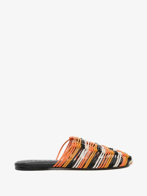 FARM Rio leather slides