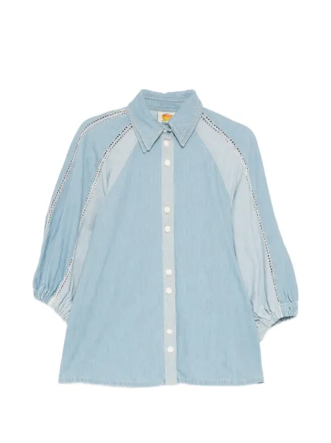 FARM Rio lace panelled shirt