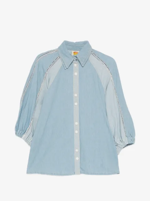 FARM Rio lace panelled shirt