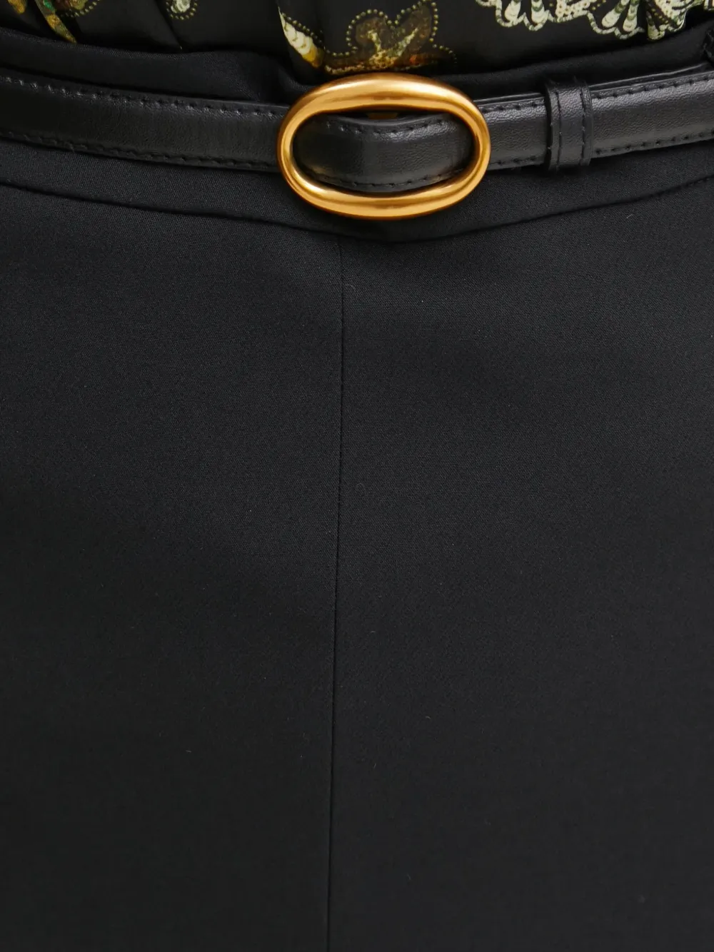 Marciano Slit-detail Midi Skirt In Black