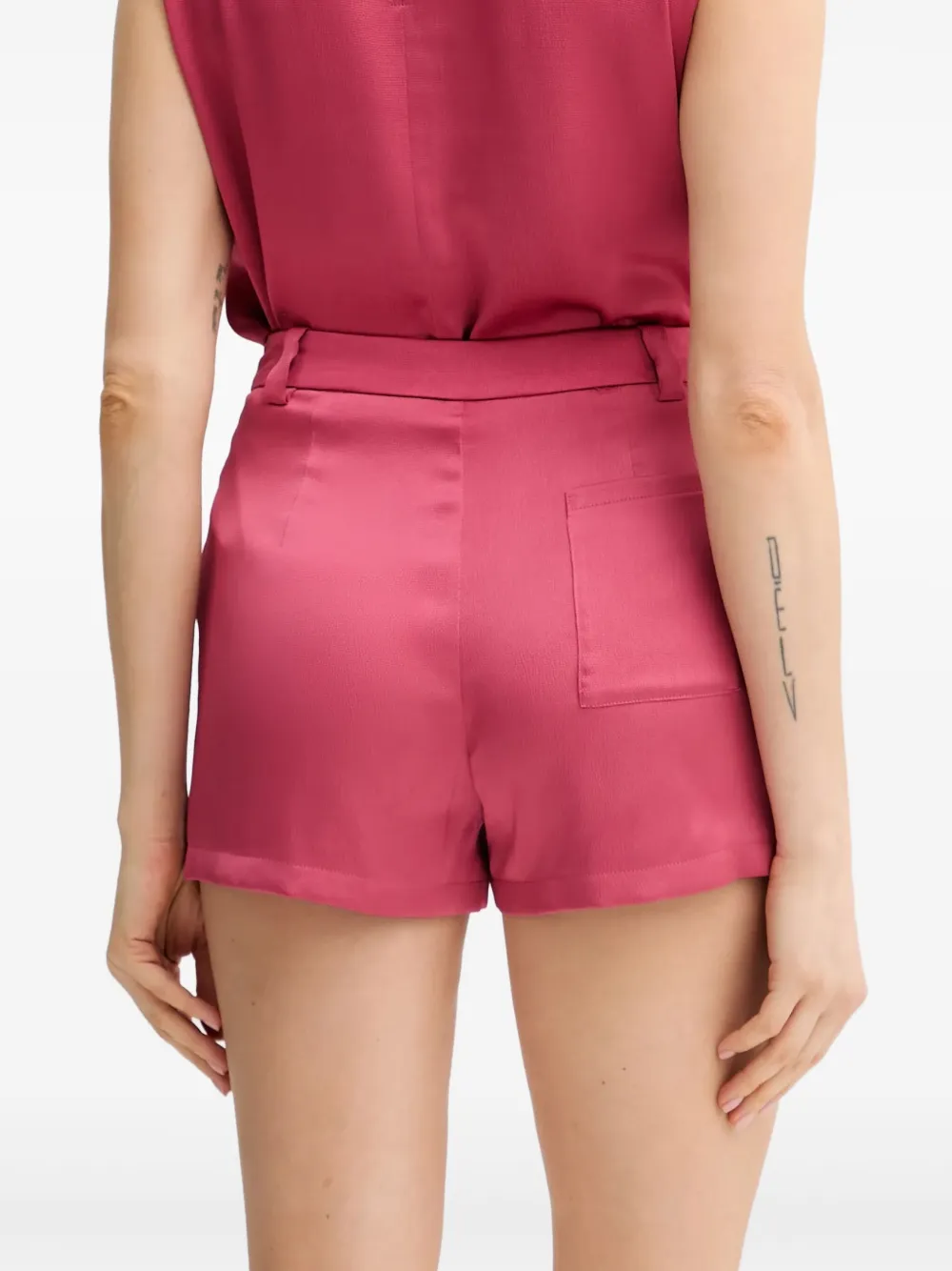 GUESS USA Satijnen shorts Roze