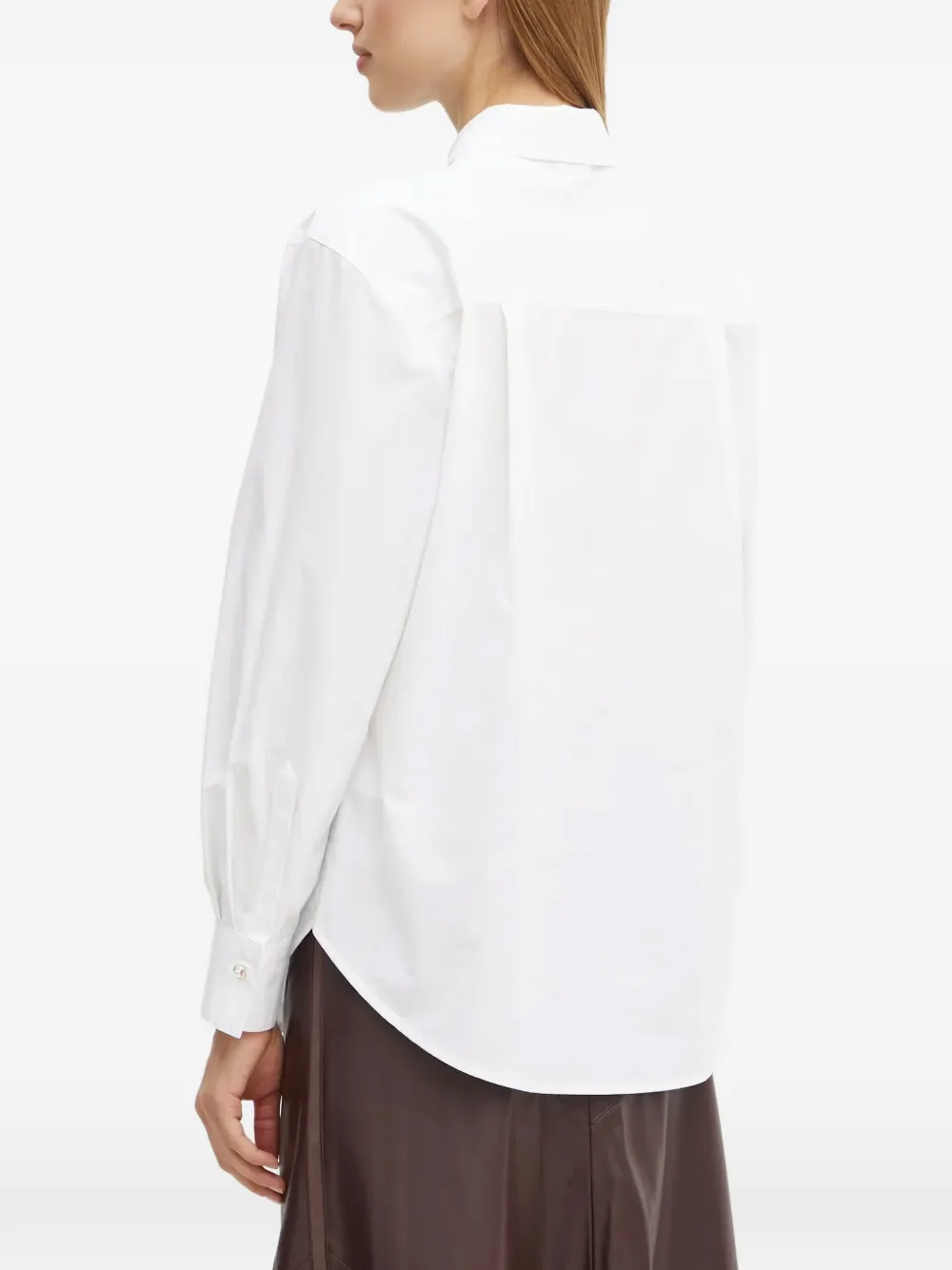 MARCIANO by GUESS Blouse met verfraaide knoop Wit