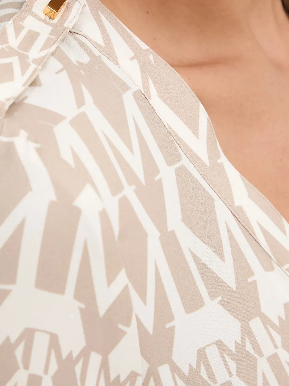 Marciano Buttoned Belted Maxi Dress In Neutral