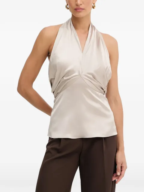 GUESS USA halterneck ruched top