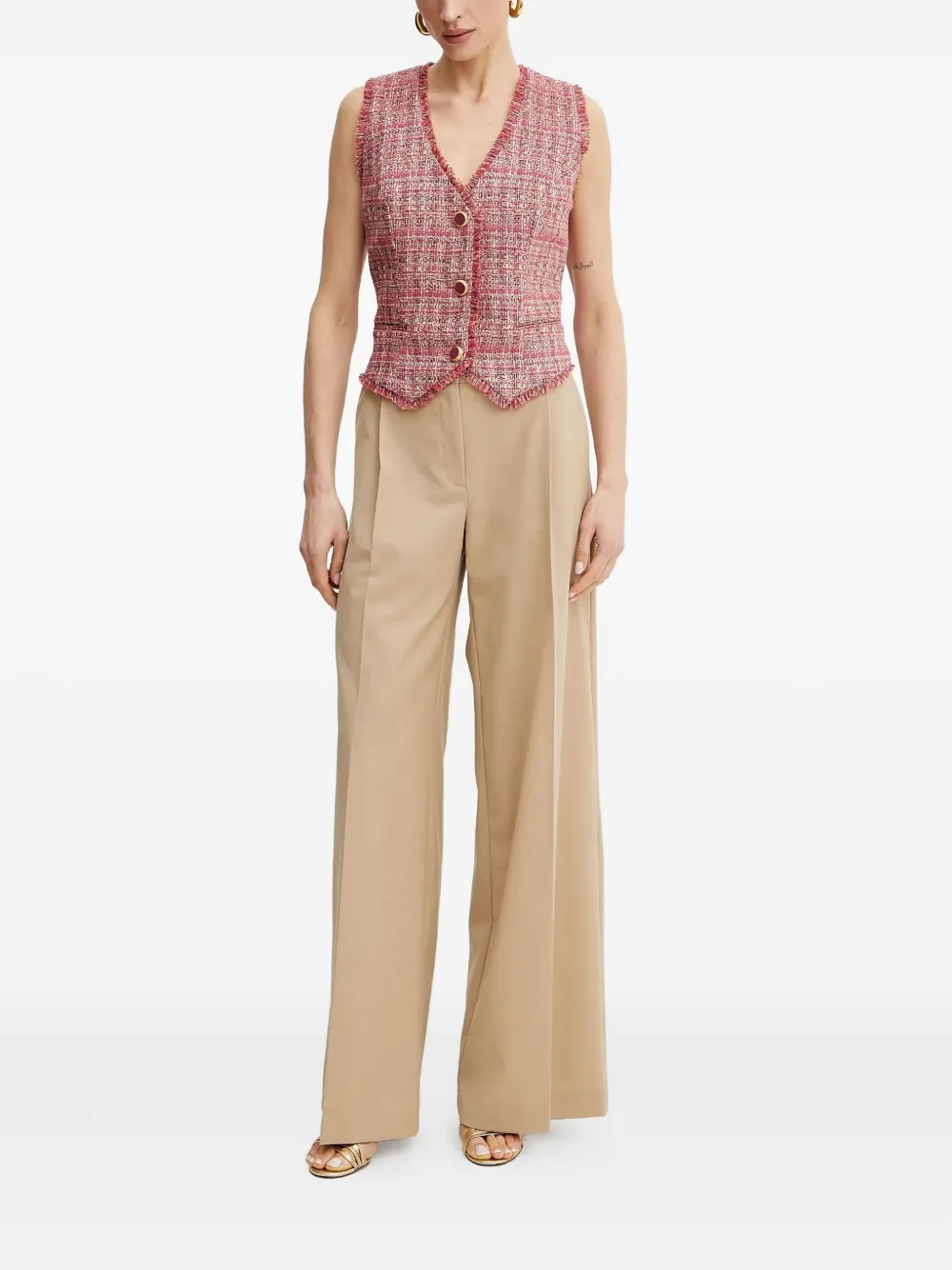 Guess Usa X Marciano Claudia Vest In Pink