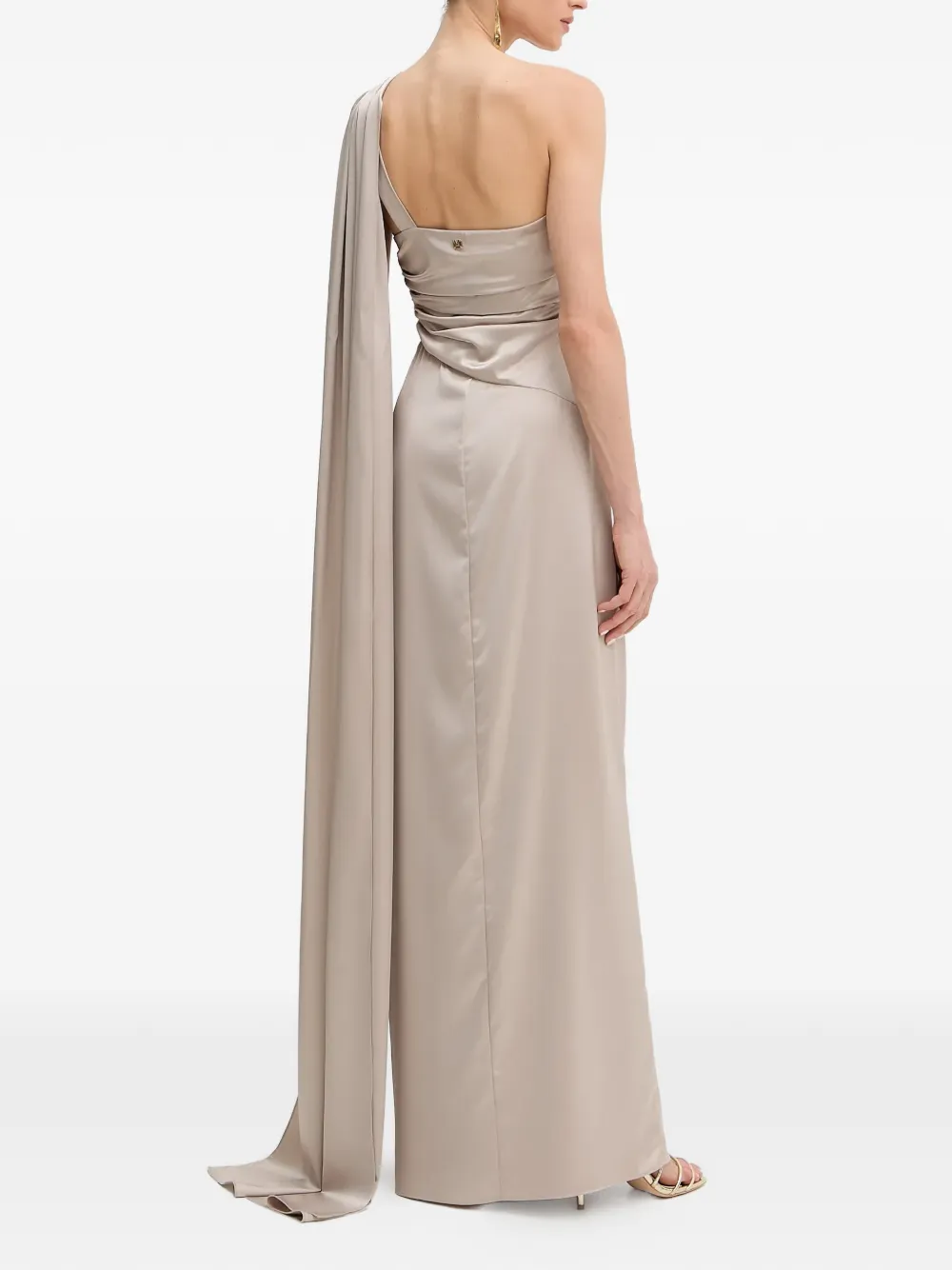 Marciano By Guess Drapierte One-shoulder-robe In Brown